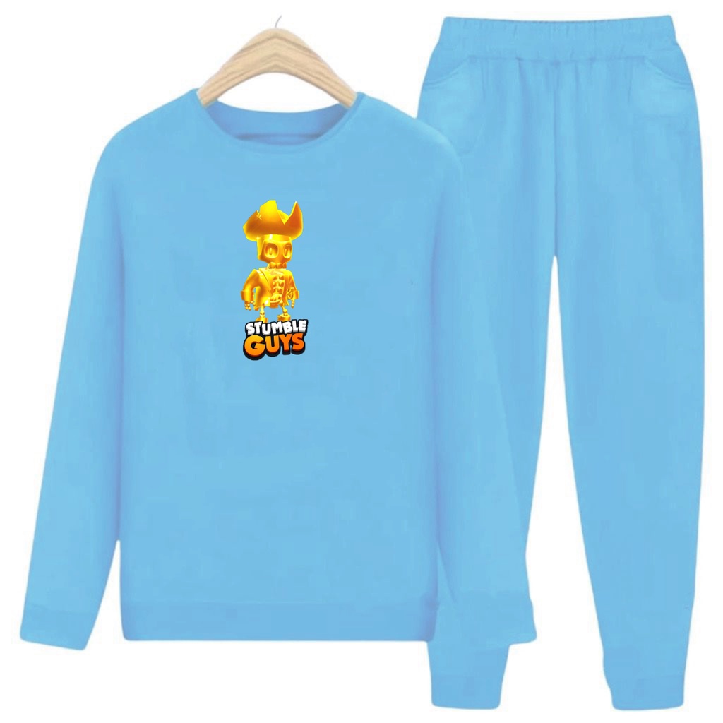 Setelan Anak Sweater Stumbel Gold Crewneck/one set/ Sweater + Celana