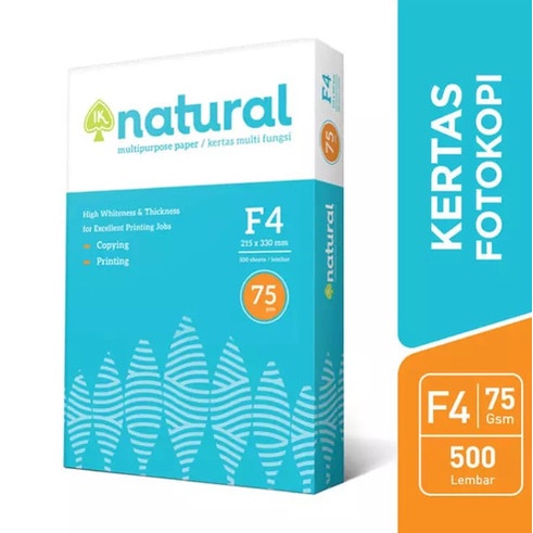 Kertas Hvs Natural F4 75 Gsm Rim