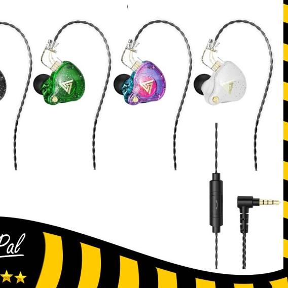 QKZ AK6 PRO (MIC) Original Headset Earphone - Ungu