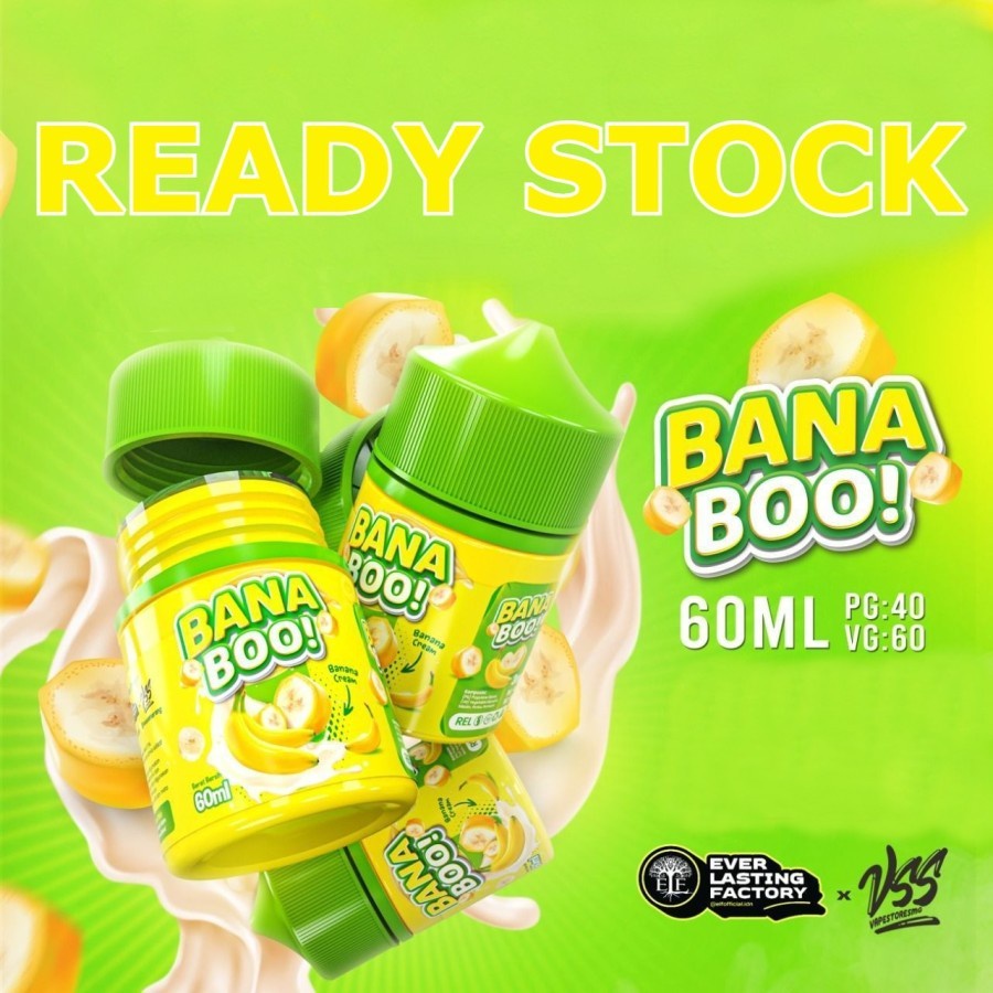 Bana Boo Banana Cream Raisin 60ML by ELF x VSS