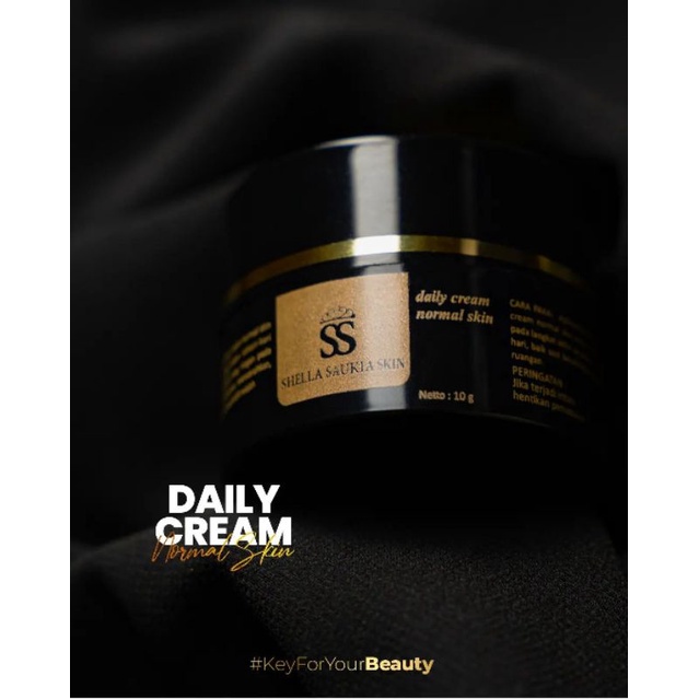 SHELLA SAUKIA SKIN DAILY CREAM NORMAL SKIN (P1) || CREAM SIANG