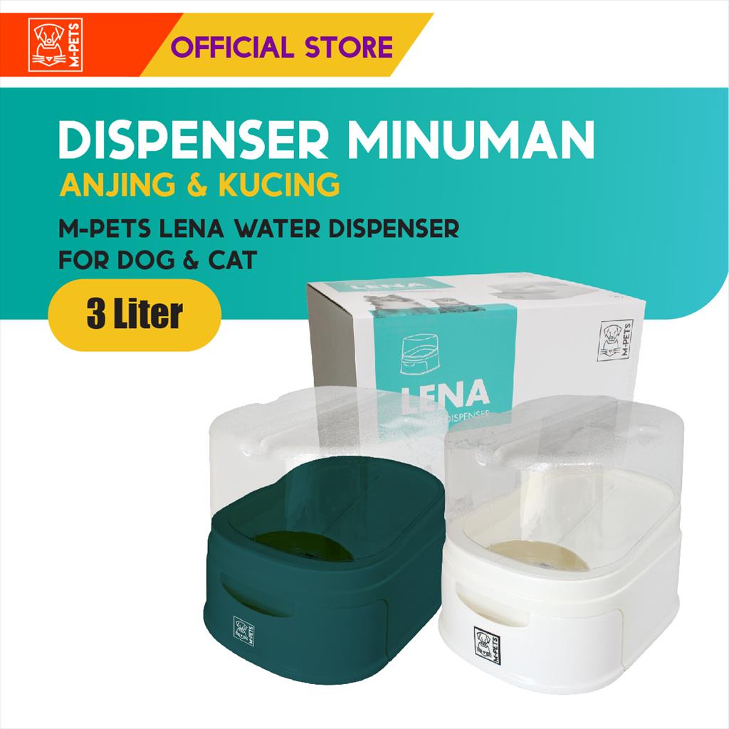 M-Pets Lena Water Dispenser 3 Liter / Tempat Minum Anjing Kucing