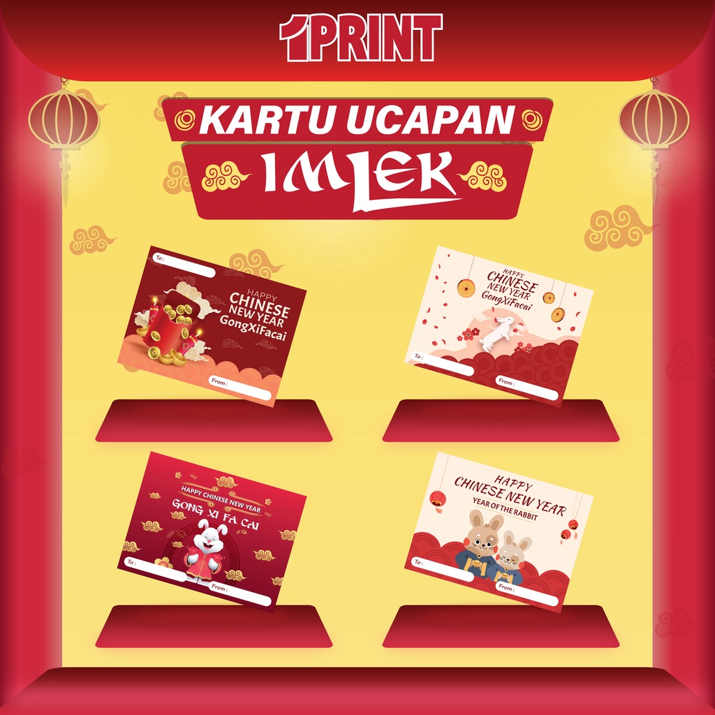 Jual T Card Imlek Kartu Ucapan Imlek Greeting Card Chinese New Year Shopee Indonesia 4383