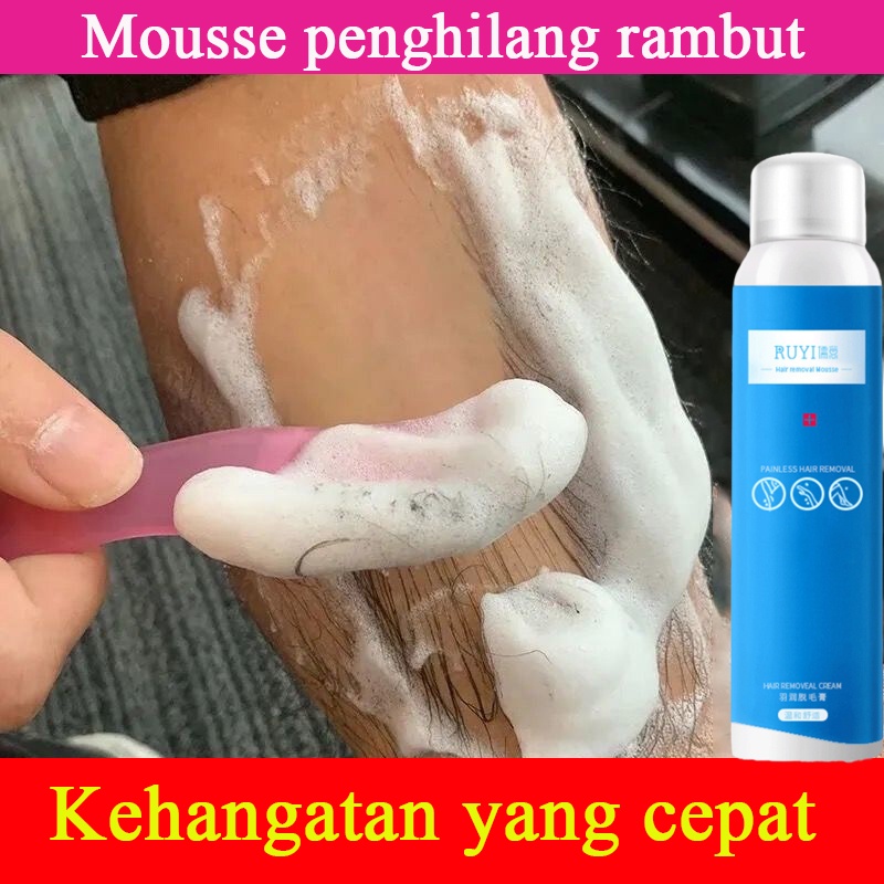 【Barang spot】Semprot Krim Penghilang Rambut Cream Penghilang Bulu Kaki Cream Hair Removal Spray Penghilang Bulu Ketiak Depilatory Cream Krim Perontok Bulu Ketek/Pencabut Bbulu Kemaluan Wax Ketiak Kemaluan Removal Cream Alat Menghilangkan Bulu Vagina