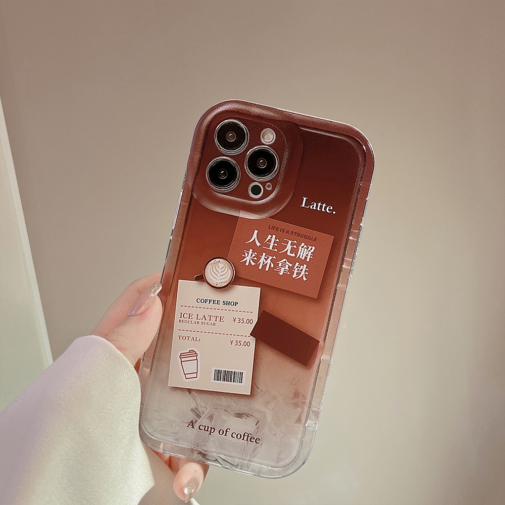 Soft Case Silikon Motif Cangkir Kopi Untuk Iphone 14 11 12 13 PRO MAX