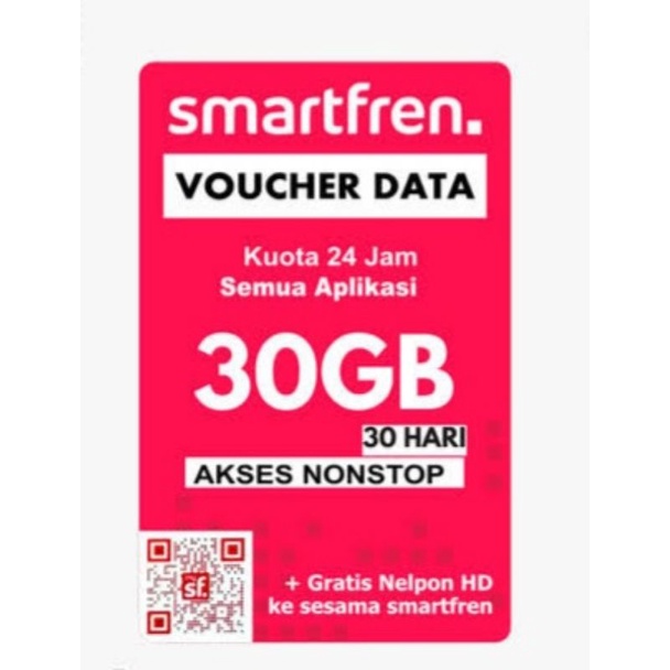 VOUCHER SMARTFREN 30GB