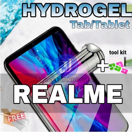 TEMPERED PELINDUNG JELLY HYDROGEL REALME PAD 10.4 MINI 8.7 TABLET PC 10.8