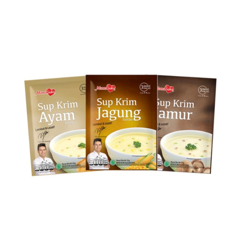 Jual Mama Suka Sup Krim Ayam Jagung Jamur 55 Gram Shopee Indonesia