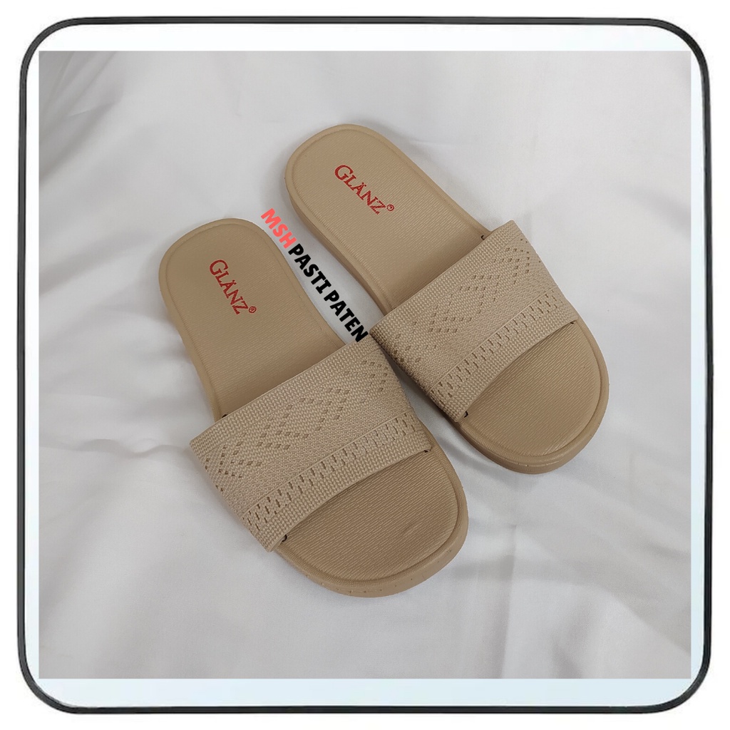 Glanz Sandal selop impor wanita tahan air Sandal Jeli Wanita