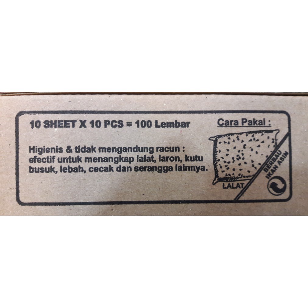 LEM LALAT - GLUE PAD LALAT -  MODEL PAPAN KERTAS SEKALI PAKAI