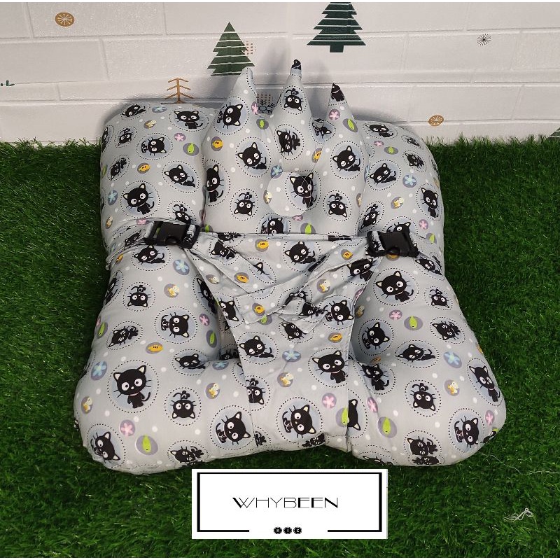 2IN1 sofa bayi jumbo dengan pengaman multipungsi free bantal dan tas