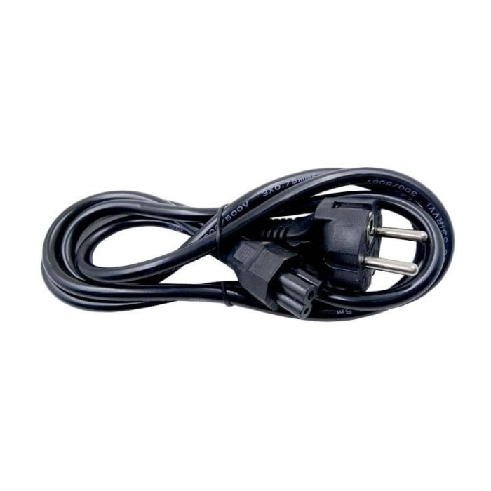Kabel power adaptor laptop/notebook 3 lubang - 1.5m Tebal NYK