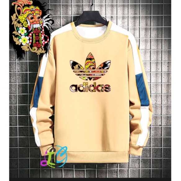 JAKET SWEATER SPORT ADI DS INDONESIA CULTURE LOGO SINGO BARONG