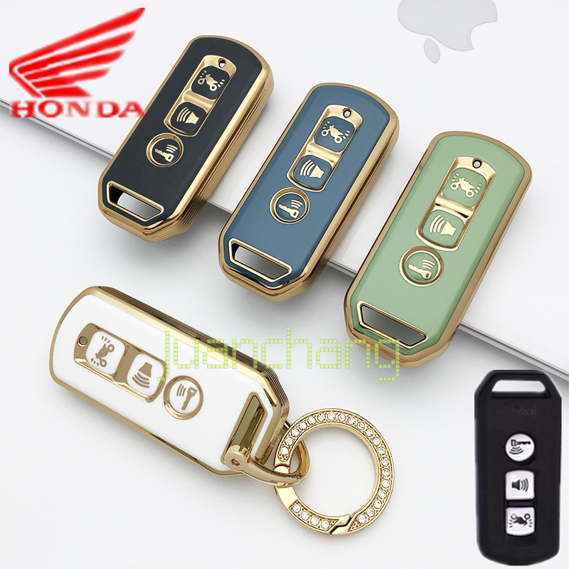 Case Holder Kunci Remote Bahan TPU Untuk Honda PCX 150 X-ADV SH300i NF07 Forza 300 PCX 125 150 SH300 SIPER SH125 PCX-150 Adv