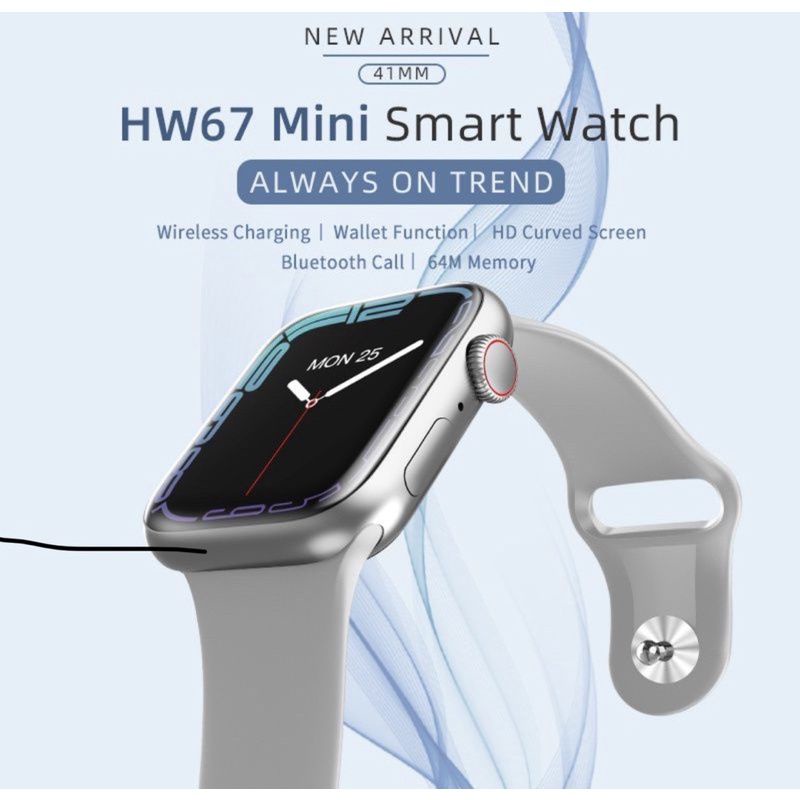 HW 67 MINI SMARTWATCH & HW 67 PROMAX SMARTWATCH LAYAR SENTUH DAN LAYAR PENUH