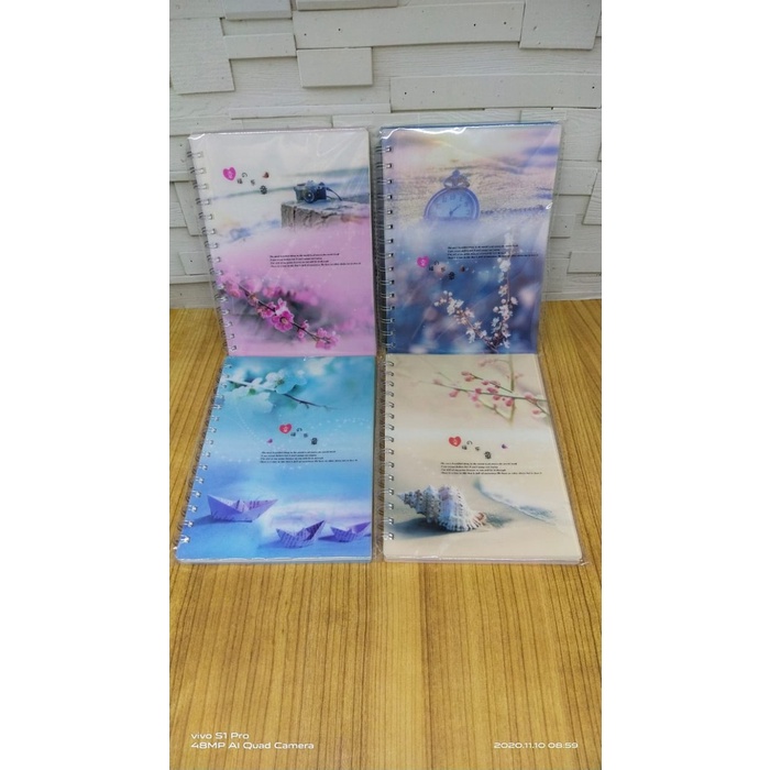 

Buku ring / ring book a5 motif waktu / time satuan RATU.SHOP25