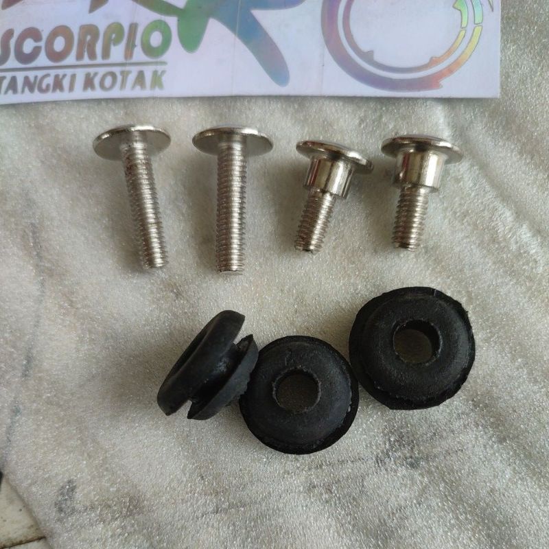 karet tangki scorpio steko baut air scoop scorpio