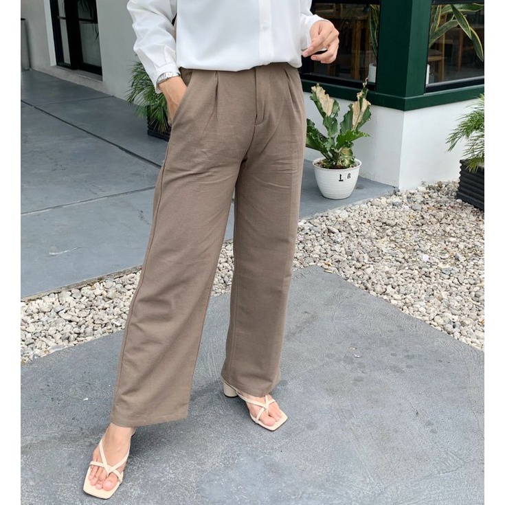 HAVA KULOT JUMBO/ korean linen hightwast