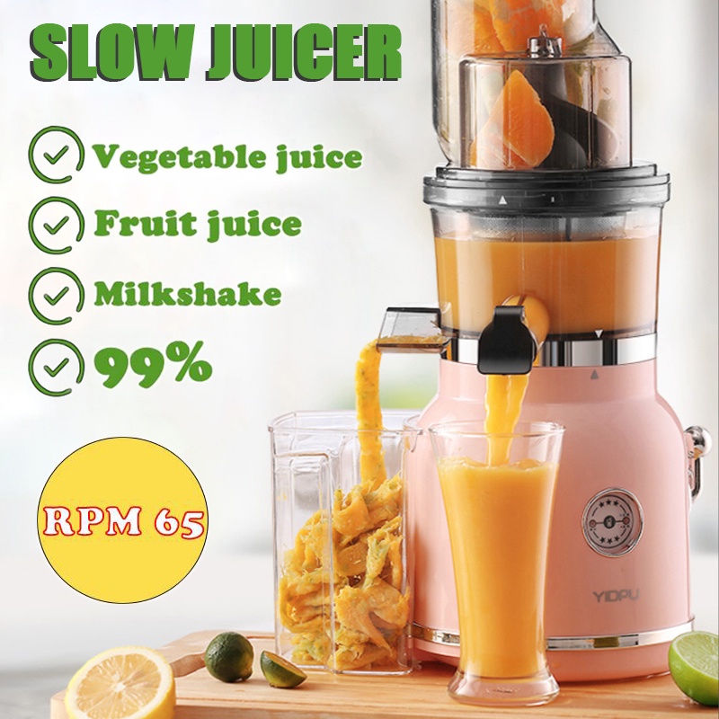 【 Bisa COD 】Slow Juicer 99% Fresh Fruit Juice Pengekstrak Buah Import Extraction Blender Maker /Multifungsi Alat Peras Juice otomatis automatic