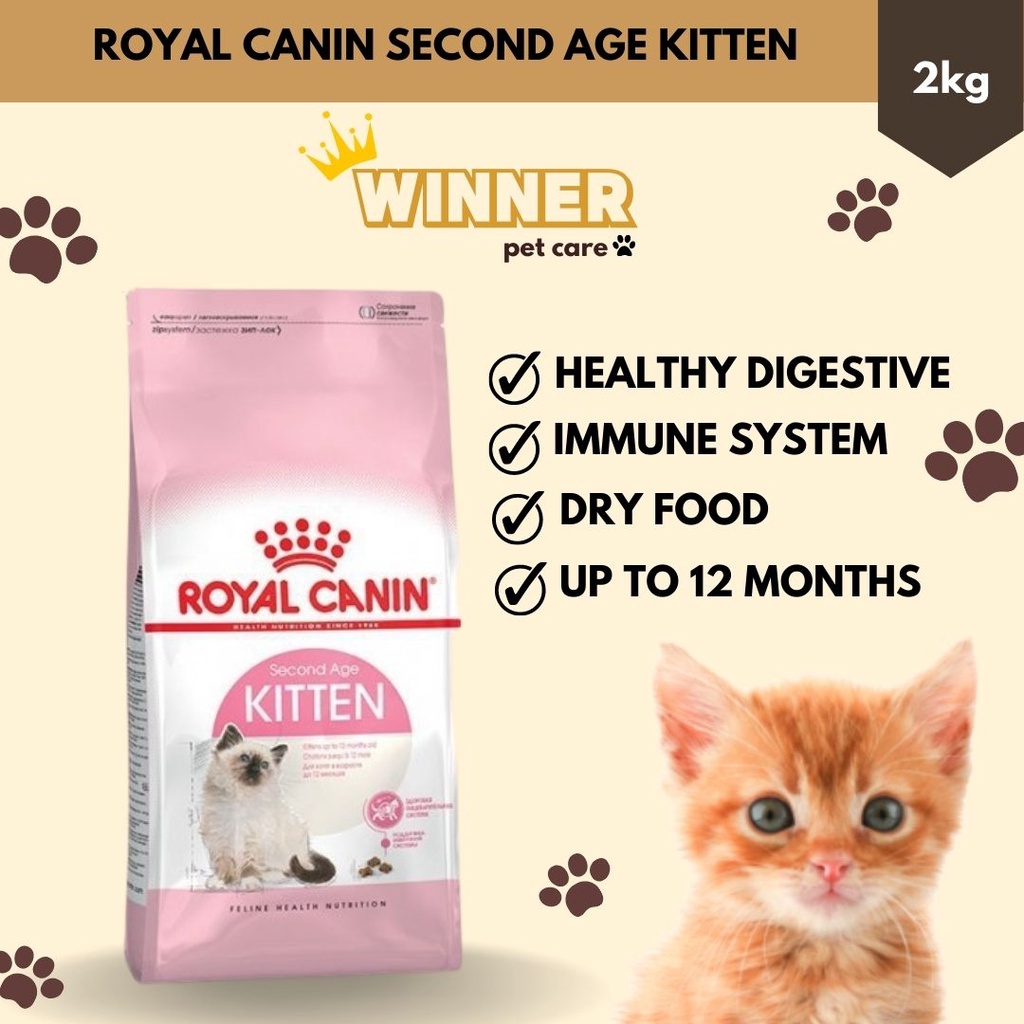 Royal Canin Second Age Kitten Food Freshpack 2kg