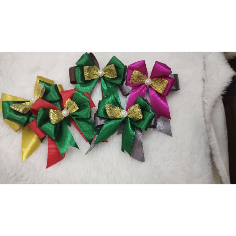 

Ready pita kado natal siap pakai/ pita jadi kado hampers parcel siap tempel