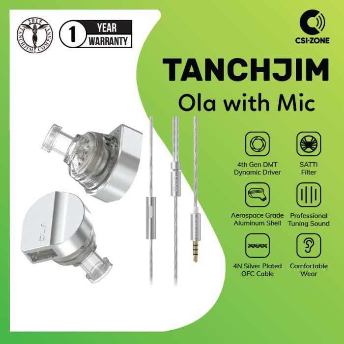 Tanchjim Ola 4th Gen DMT Dynamic Driver In Ear Earphone