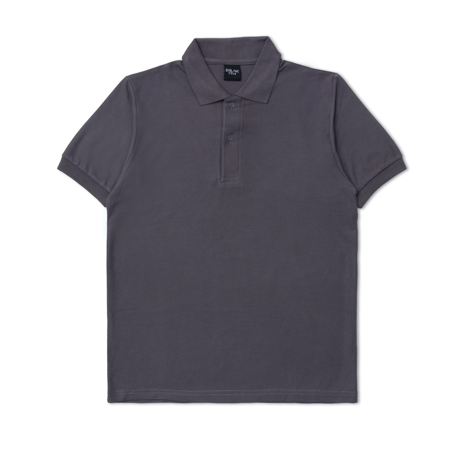 AKITA POLO SHIRT - Kaos Polo Pria in CHARCOAL (Abu Abu Tua)