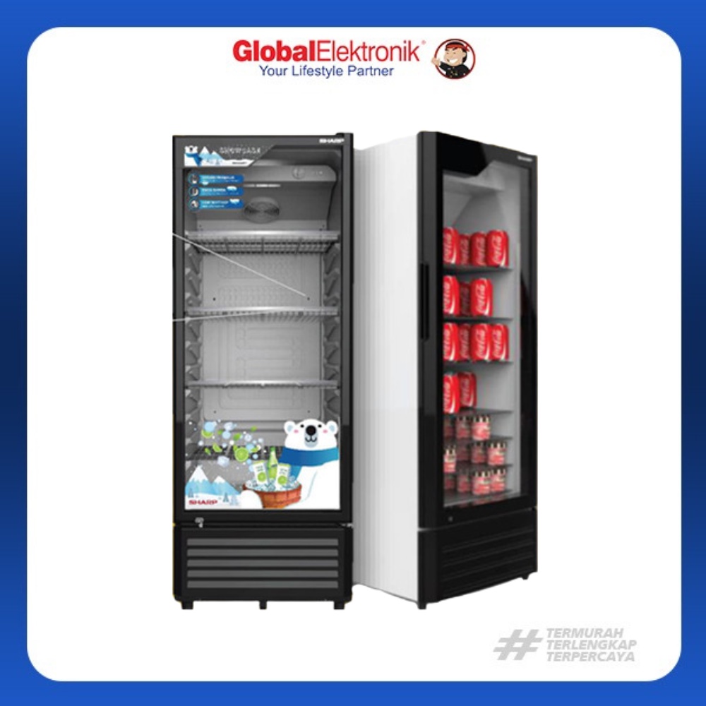SHARP SHOWCASE 1 PINTU 200 LITER DISPLAY COOLER SCH-210FS