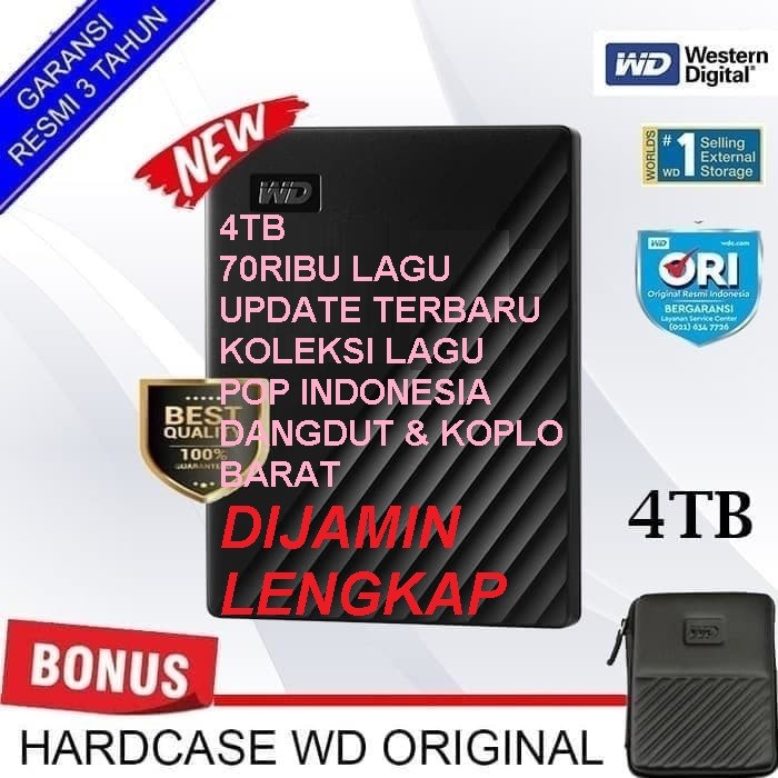 Hardisk 4TB Lagu Karaoke Bisa Dibuatkan Lagu2 Baru Logo Pembeli