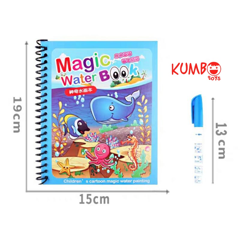 Mainan Edukasi Anak Magical Waterbook