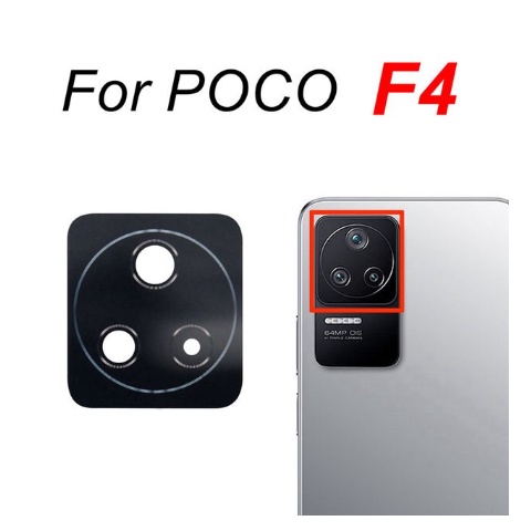 Camera Lens Lensa kamera kaca kamera belakang Xiaomi Poco F4