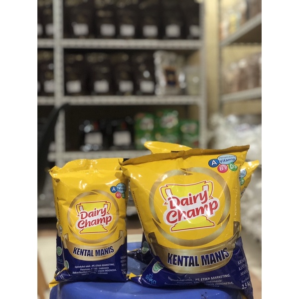 

Dairy Champ Bantalan 1kg dan 2,5kg