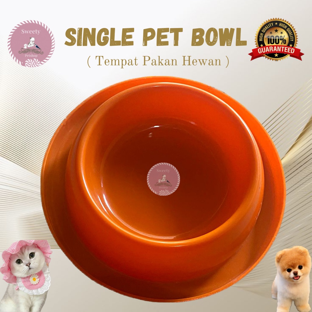 TEMPAT MAKAN KUCING ANJING SINGLE PET BOWL ANTI SEMUT