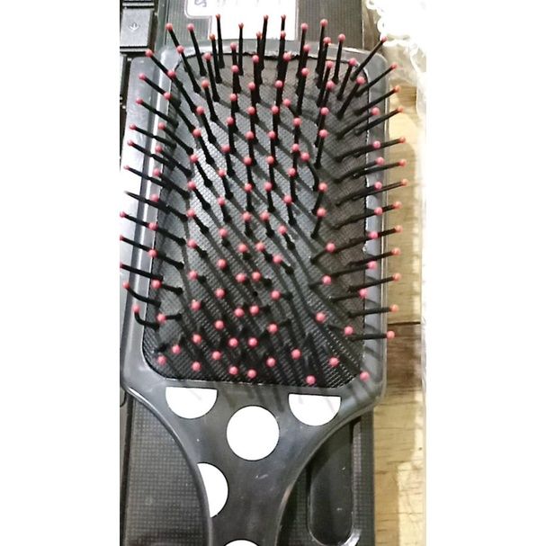 Serbagrosirmurah NSJ New Motif Sisir Jumbo Anti Rontok Hair Style Comb Rambut Wanita