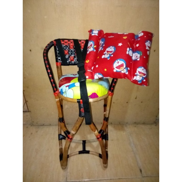 kursi boncengan anak paket komplit sabuk+bantal stang//boncengan matic motor beat Vario Scoopy//kursi anak//kursi anak motor matic//dudukan anak//dudukan anak rotan motor matic//jok anak motor matic//bangku rotan motor matik