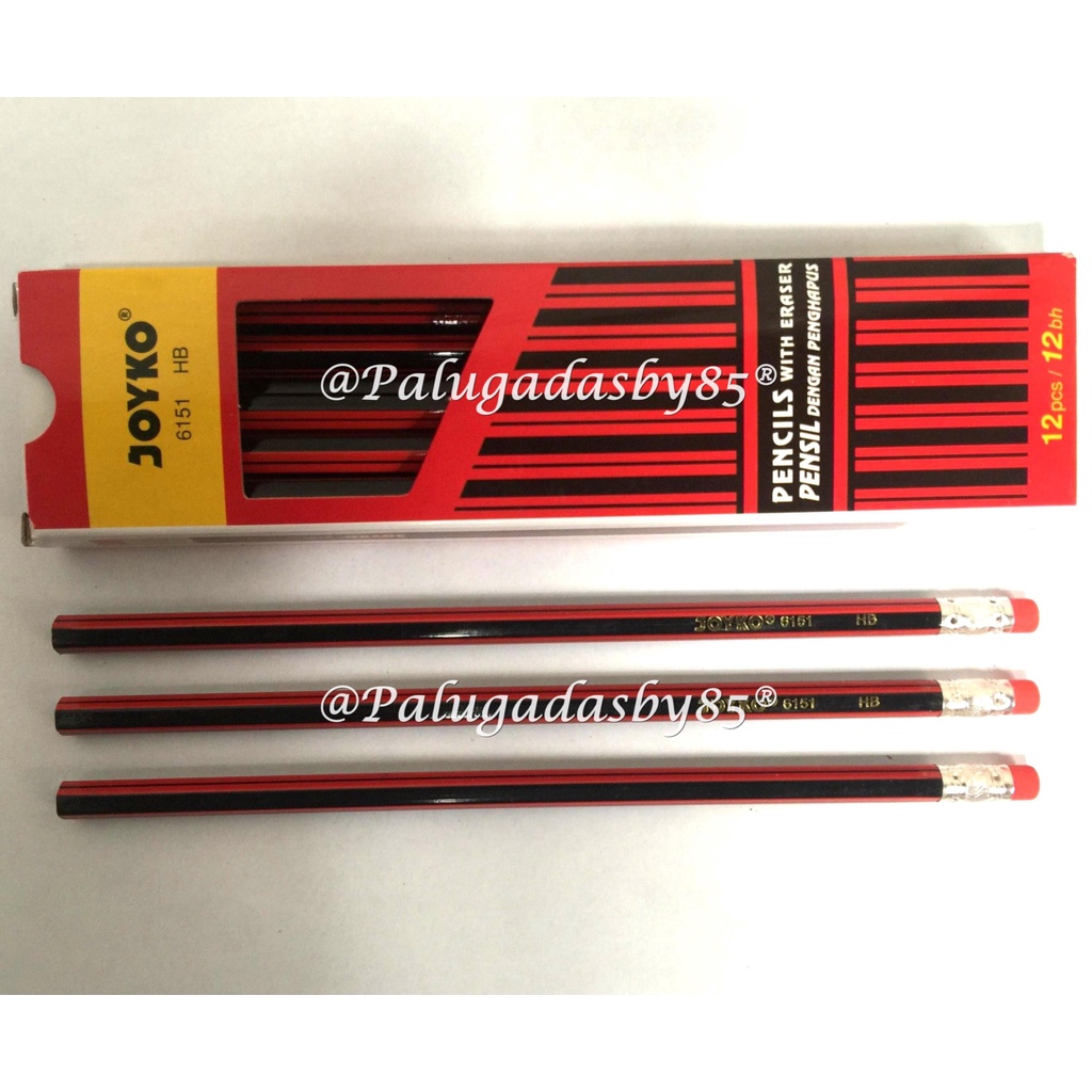 

(1 Biji) GROSIR Pensil JOYKO HB 6151 / Pensil Joyko 6151 HB / Pensil Joyko 6151 / Joyko Pencil 6151 / 6151HB / HB6151