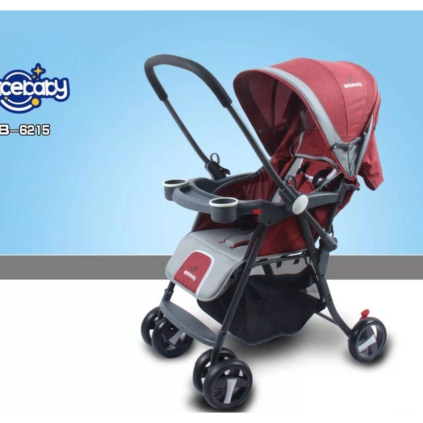 Space Baby Stroller Kereta Dorong Bayi Hadap Depan Belakang SB 6215