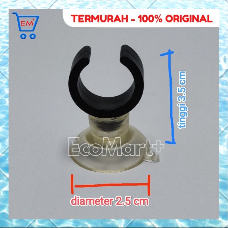 Dop Penjepit Pipa Akuarium 5/8&quot;  -  Harga 5 pcs