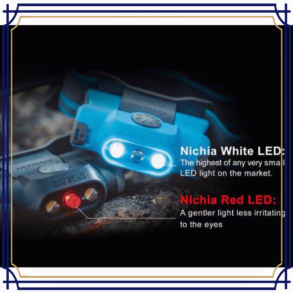 Headlamp Senter Kepala LED Nichia 48 Lumens - ECO STAR