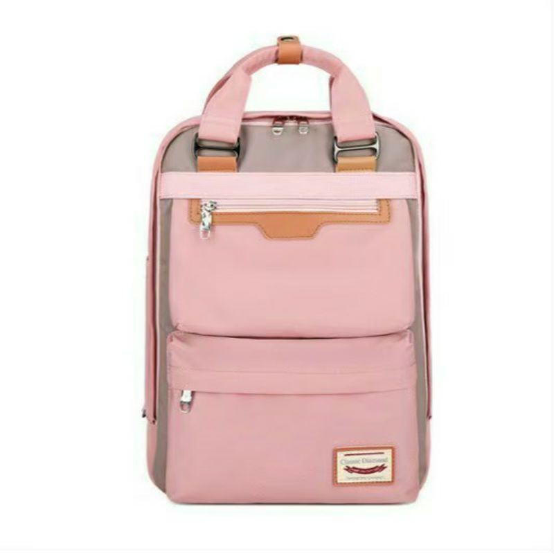 MOEZHA TAS _ Tas Ransel (CEREAL) Laptop Tas sekolah Wanita Korea Waterproof Shockproof PL952