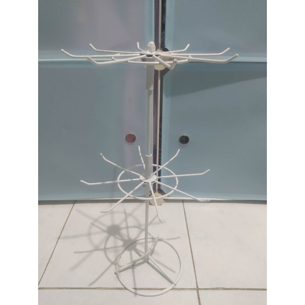 Rak Display Putar Matahari 2 Susun Bekas Pakai