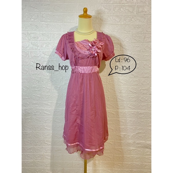 Dress Pesta pink