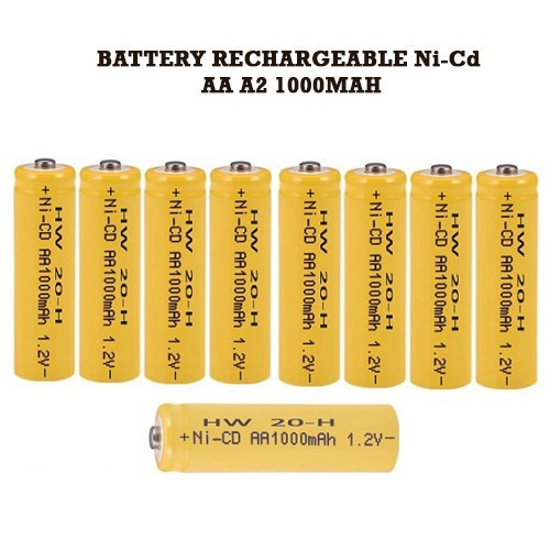 Baterai Cas A2 Battery Aa Rechargeable 1000mah