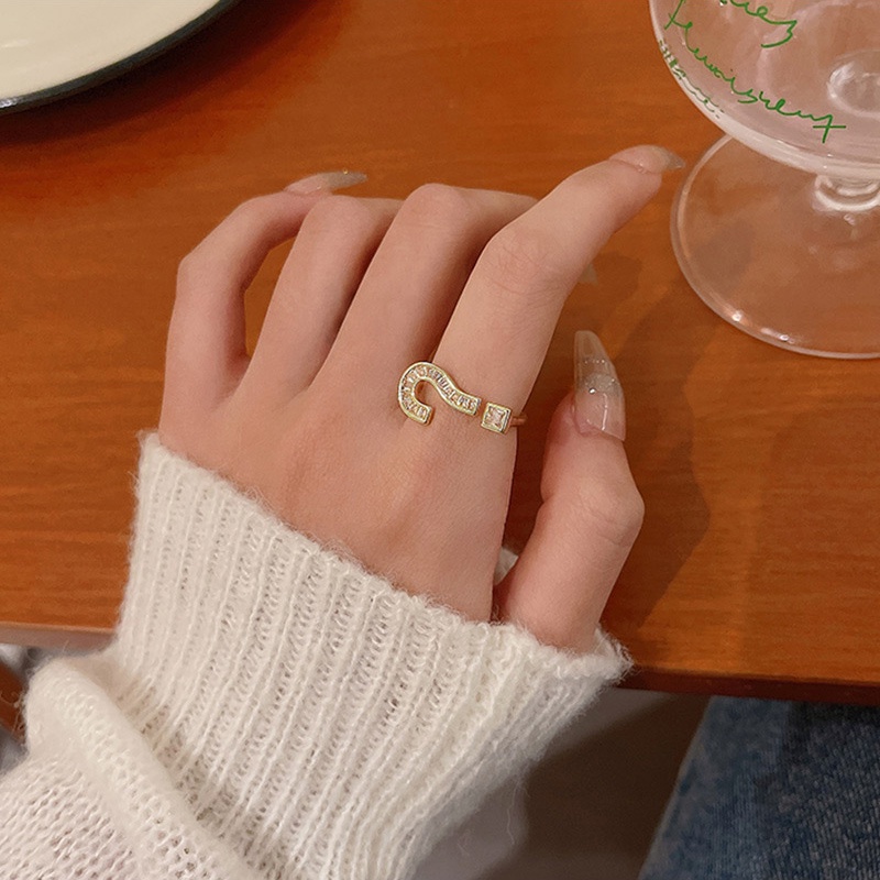 Cincin Jari Telunjuk Bahan Zirkon Untuk Wanita