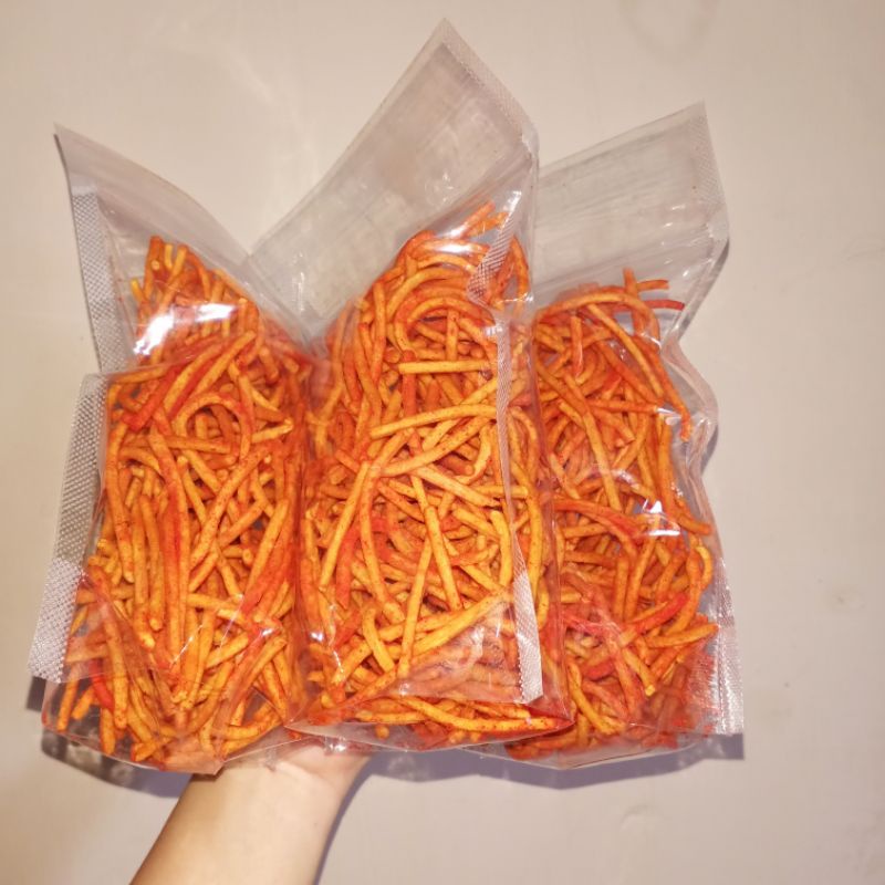 

Mie Lidi Pedas 100gram || Mie Rapuh