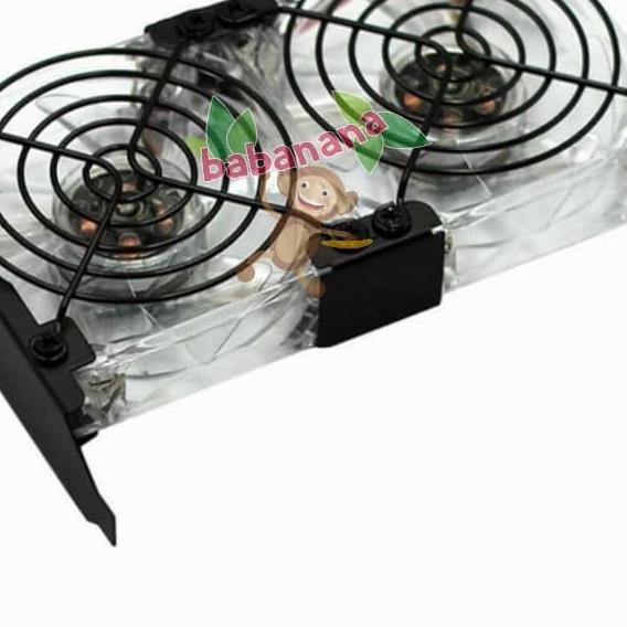 Bracket VGA PCI 2 fan extension 80 90 mm TIDAK TERMASUK FAN