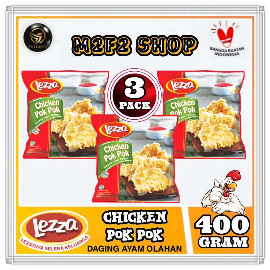 

Lezza Chicken Pok Pok | Daging Dada Ayam - 400 gr (Kemasan 3 Pack)