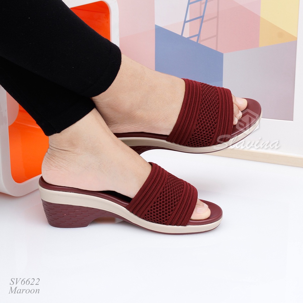 BIG SALE - Ivony Seivona - SV6622 Sendal Slavina Heels Wedges Series