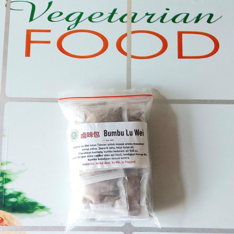 

BUMBU LU WEI KHAS TAIWAN, VEGETARIAN, ISI 10 PAX