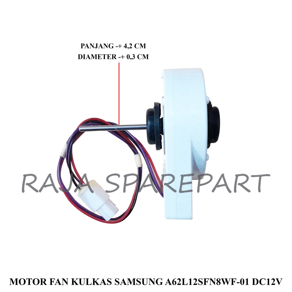 MOTOR FAN KULKAS SAMSUNG A62L12SFN8WF-01 DC12V